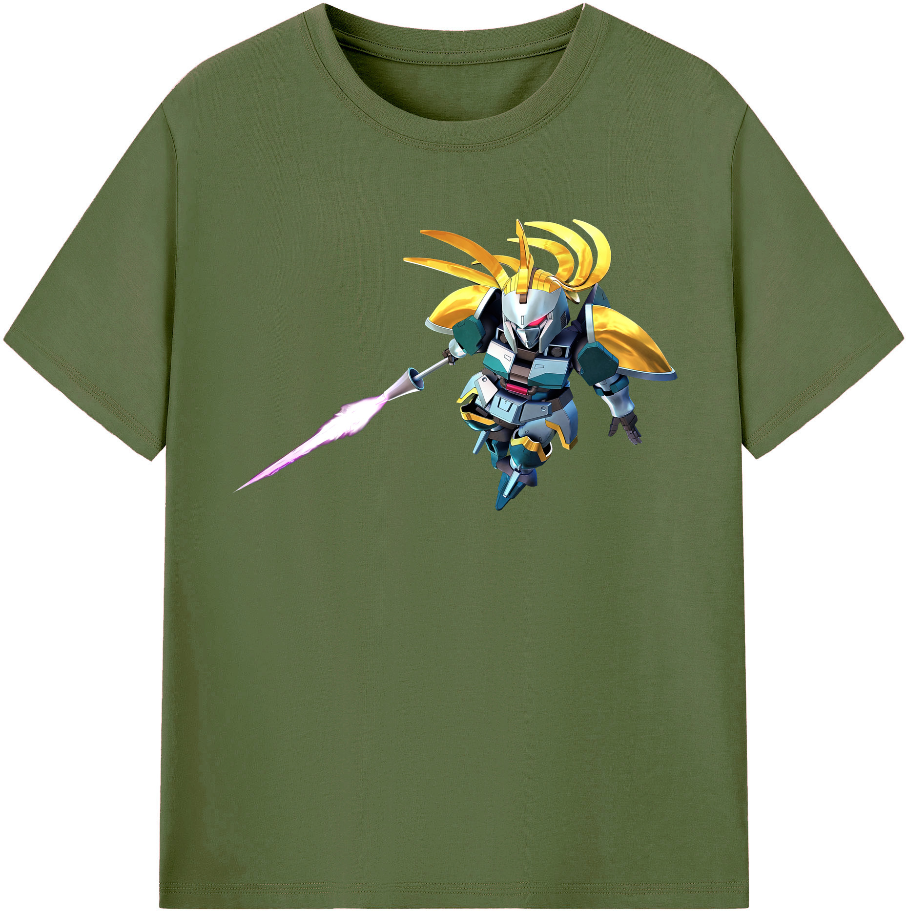 （画像用） 機動戦士ガンダム Mobile Suit Gundam 綿100％半袖Tシャツ（フロントプリント）